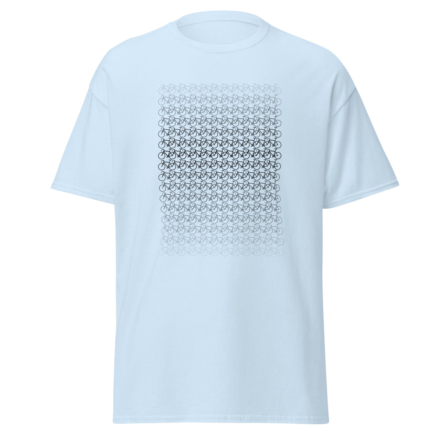 T-Shirt "Fade away" light blue