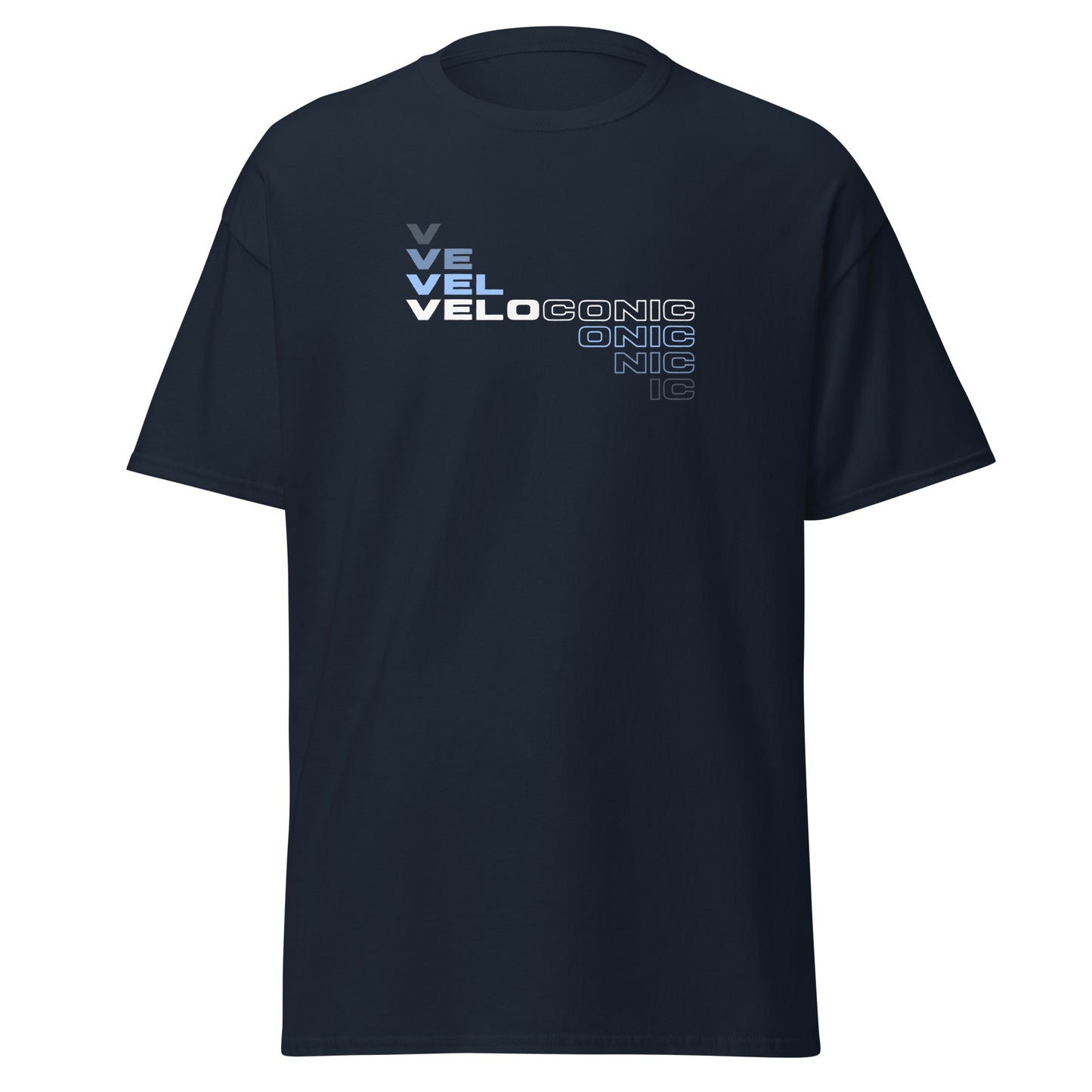 T-Shirt "Veloconic Evolution" navy