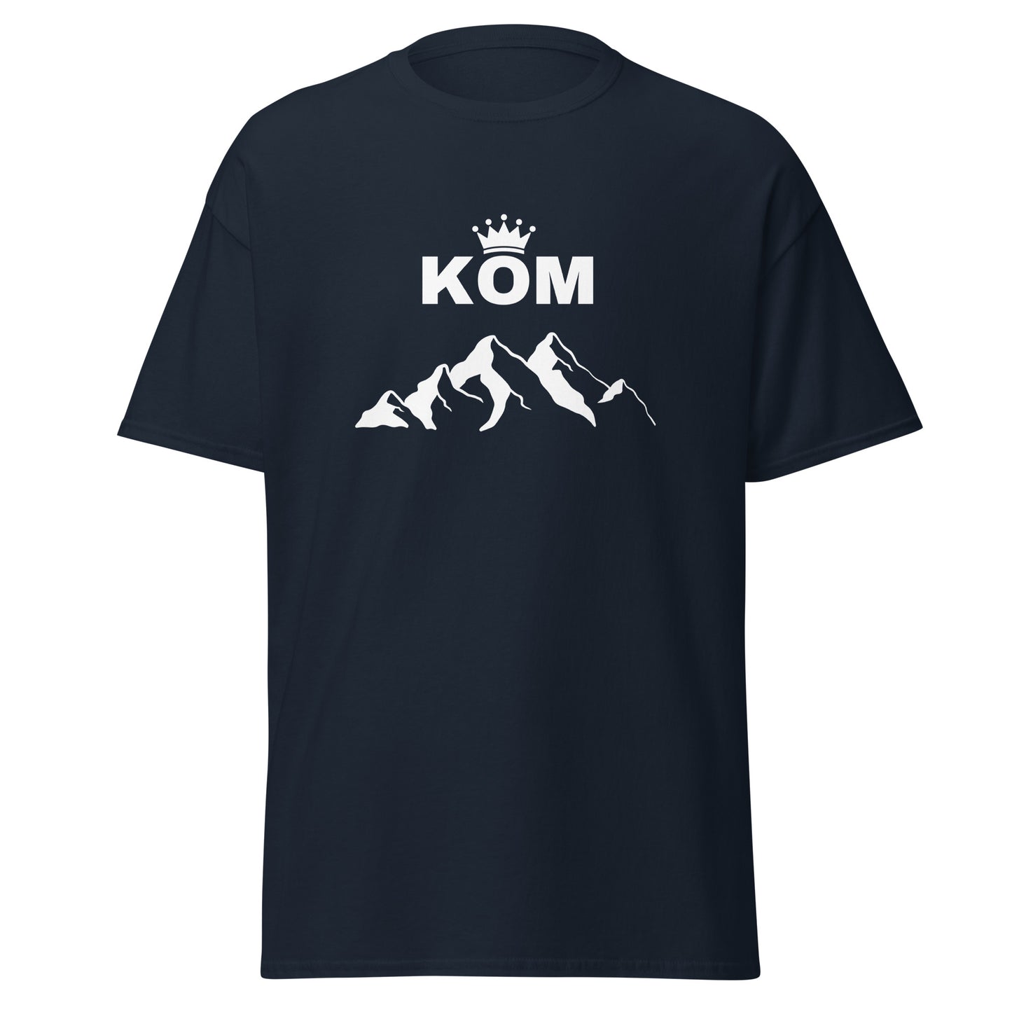 T-Shirt "KOM" Navy - white Print