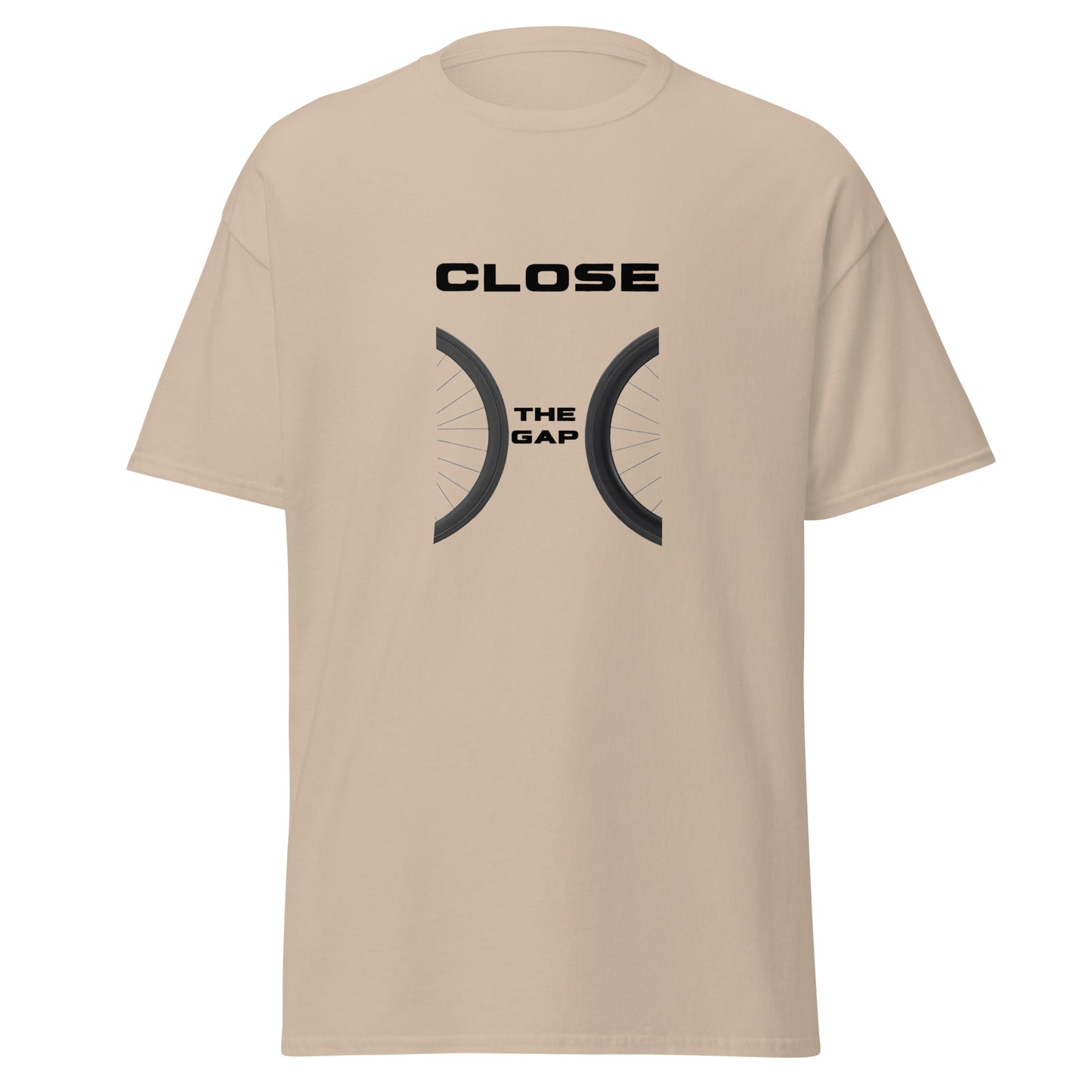 T-Shirt "Close the gap" sand