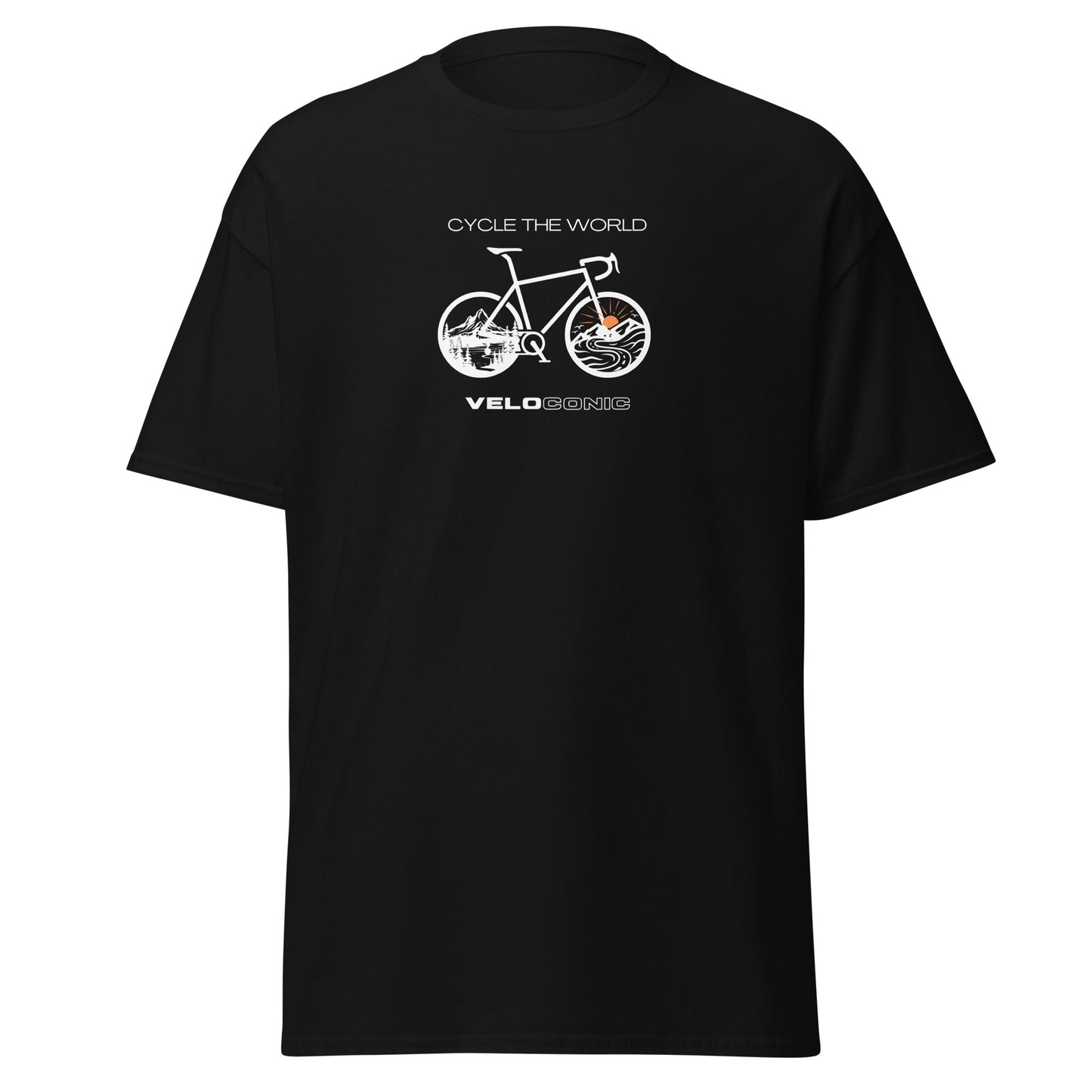 T-Shirt "Cycle the world v.2" black