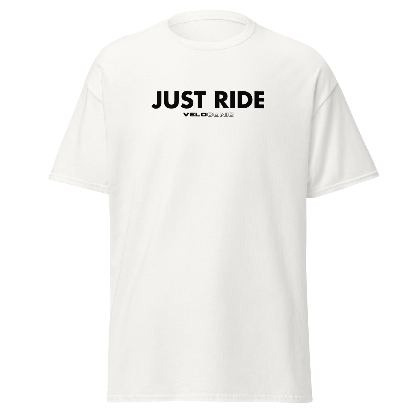 T-Shirt "Just ride" white