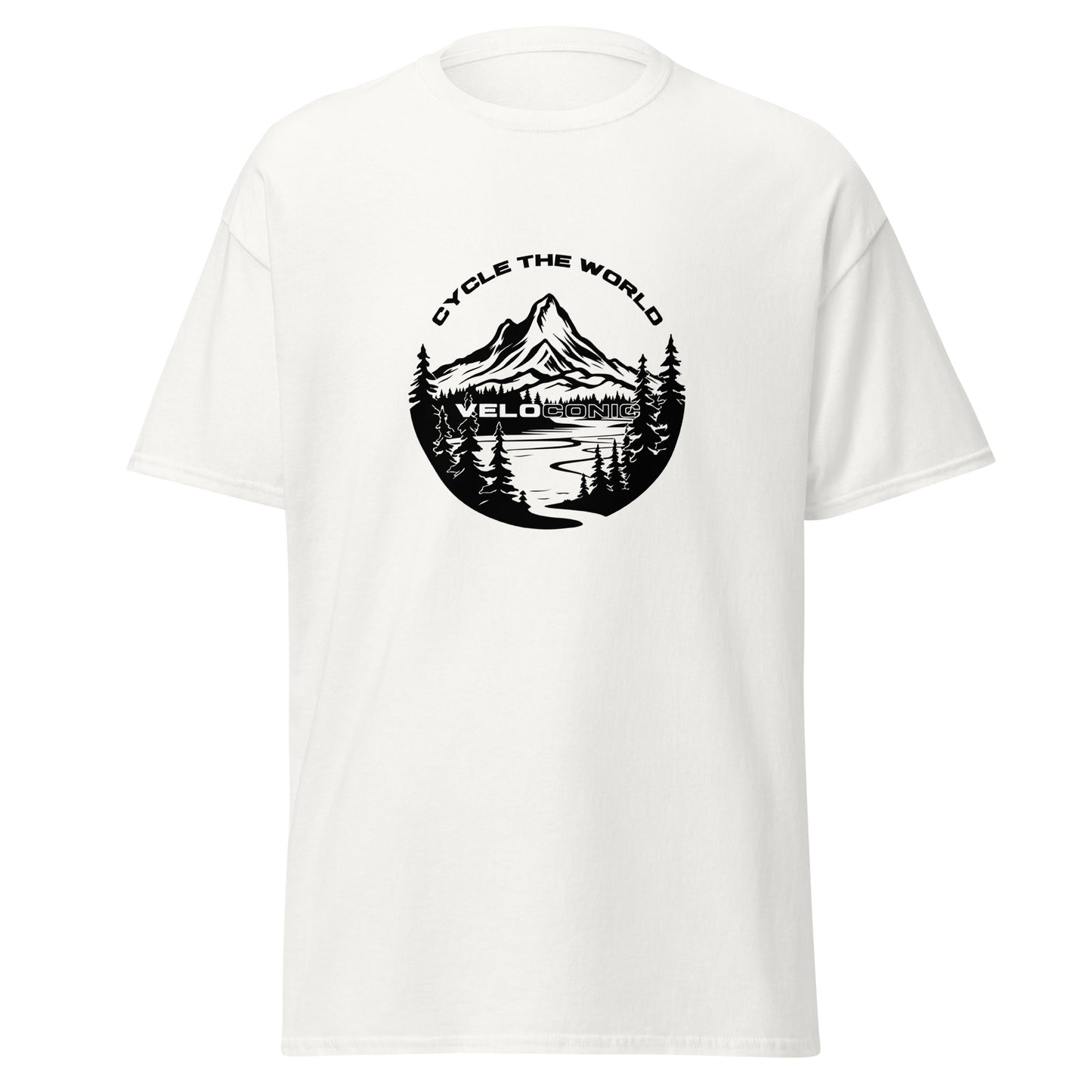 T-Shirt "Cycle the world" white