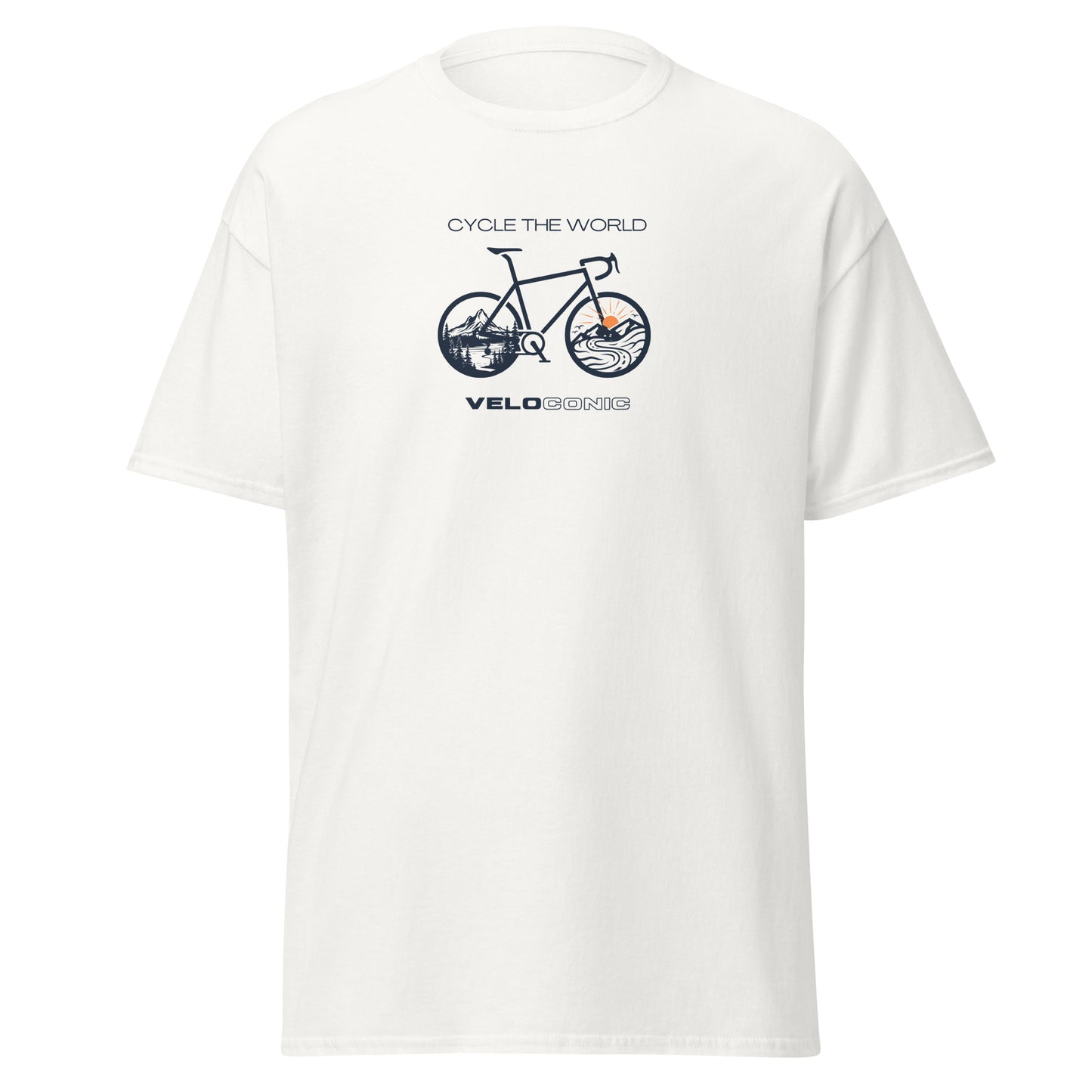 T-Shirt "Cycle the world v.2" white