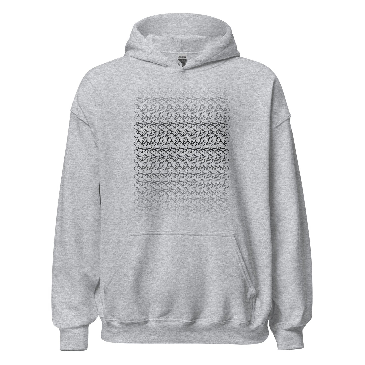 Hoodie "Fade away" grey