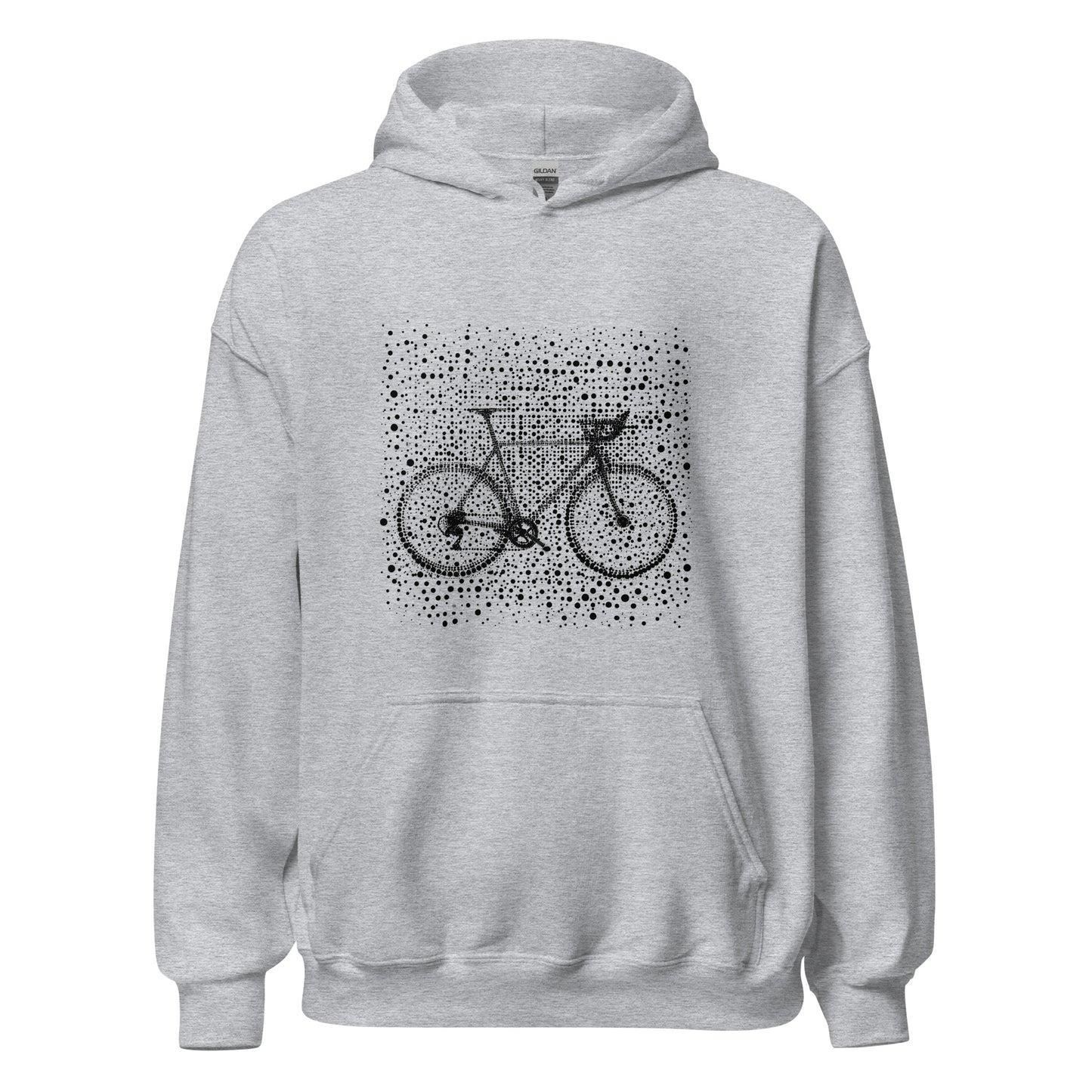 Hoodie "Dots" grey