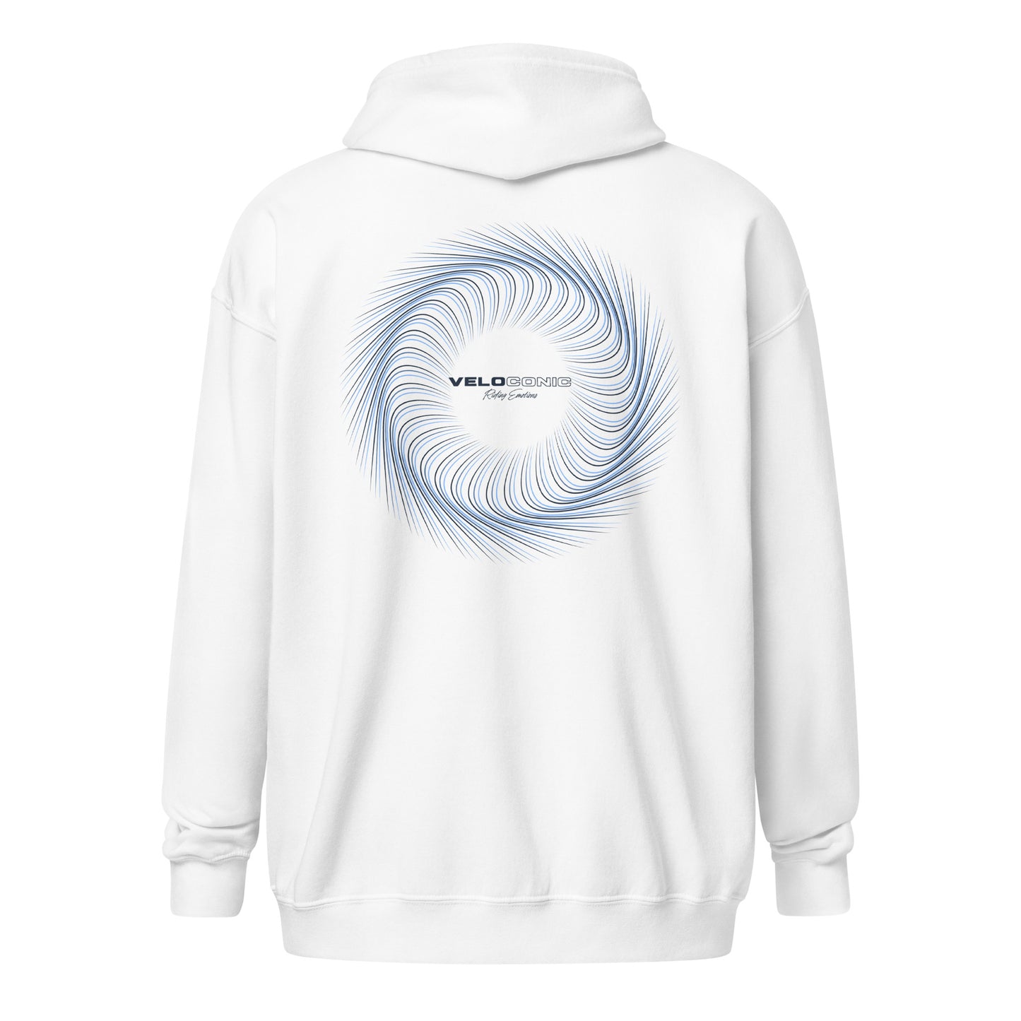 Zip Hoodie "Circle back" white