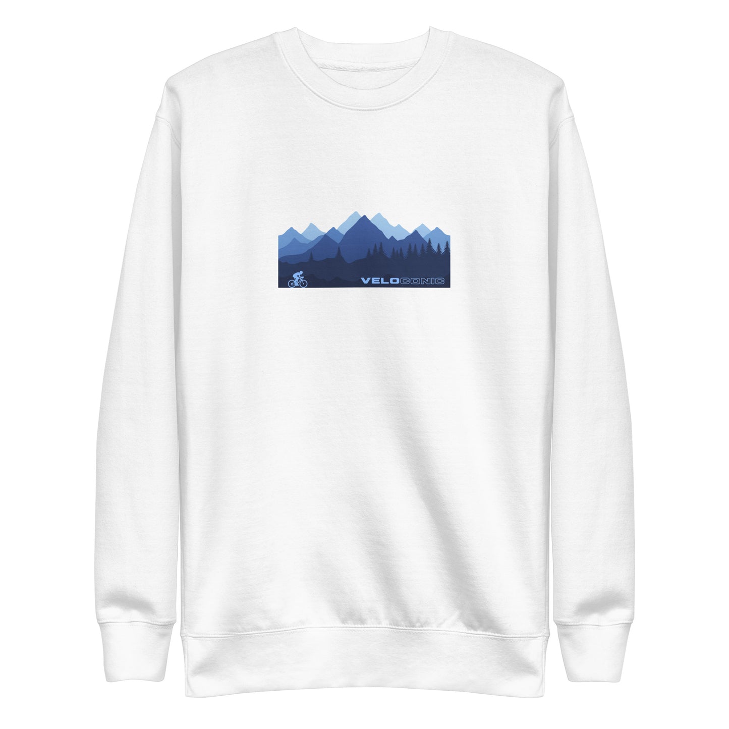 Sweatshirt "Landscape" white