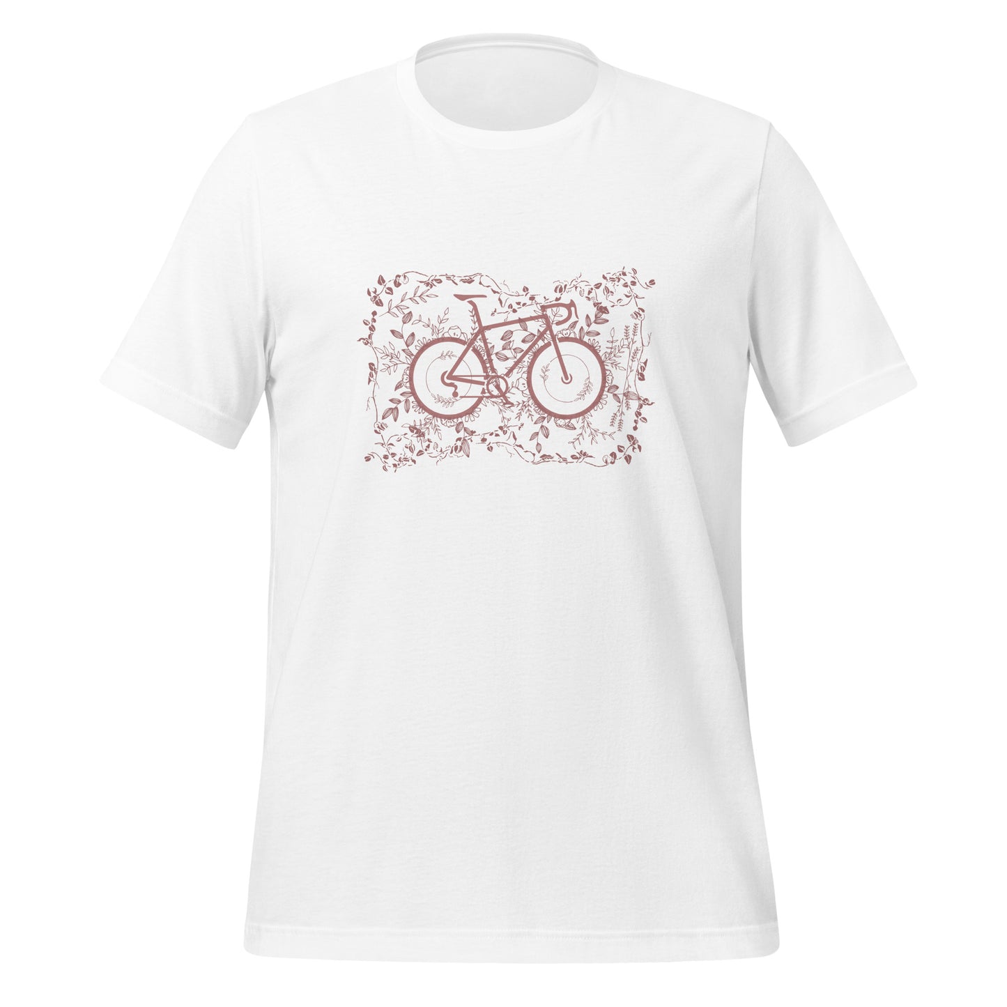 T-Shirt "Ride in Nature" white - mauve