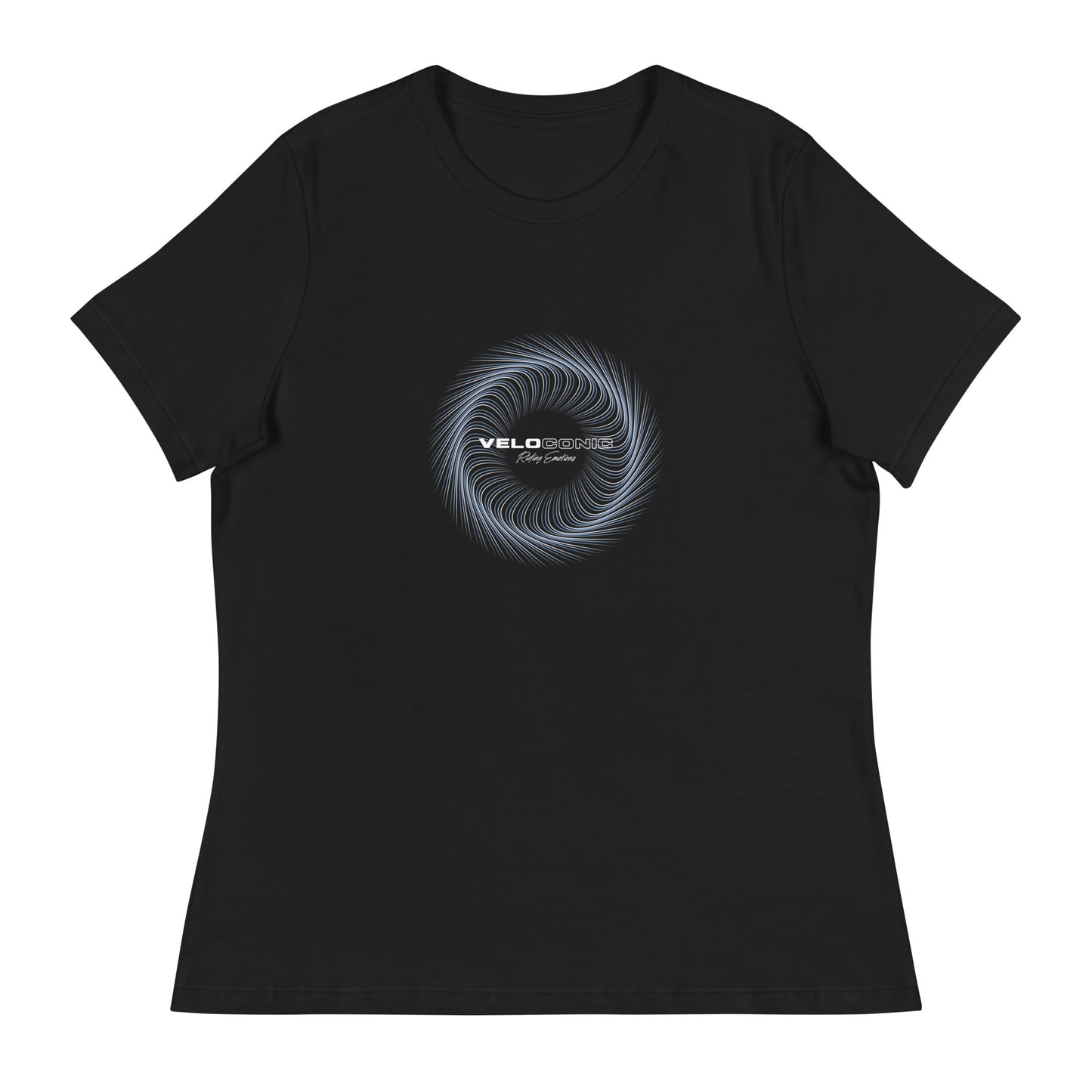 Damen-T-Shirt "Circle" black