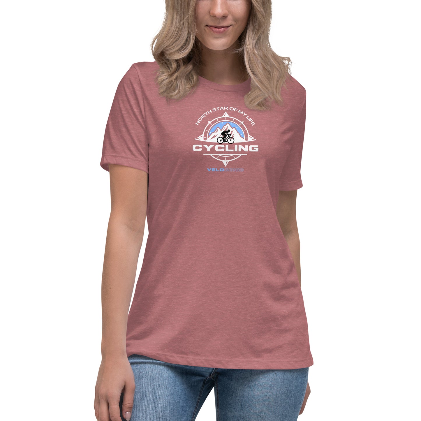 Damen-T-Shirt "Northstar" mauve